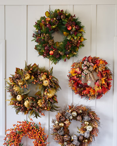 Balsam Hill's Charlestown Decorated Wreaths