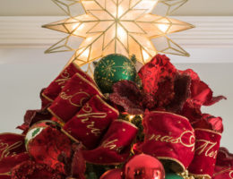 Our radiant and elegant Double-Sided Starburst Tree Topper