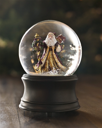 Musical Santa Christmas Snow Globe