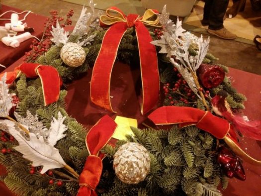 Emily’s decorated wreath