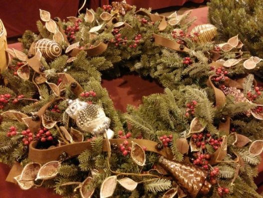The contest-winning wreath