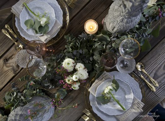 Romantic Outdoor Tablescape