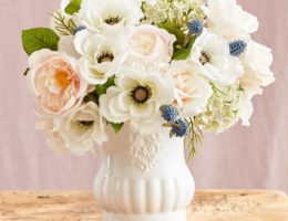 Balsam Hill Artificial Floral Chantilly Arrangement