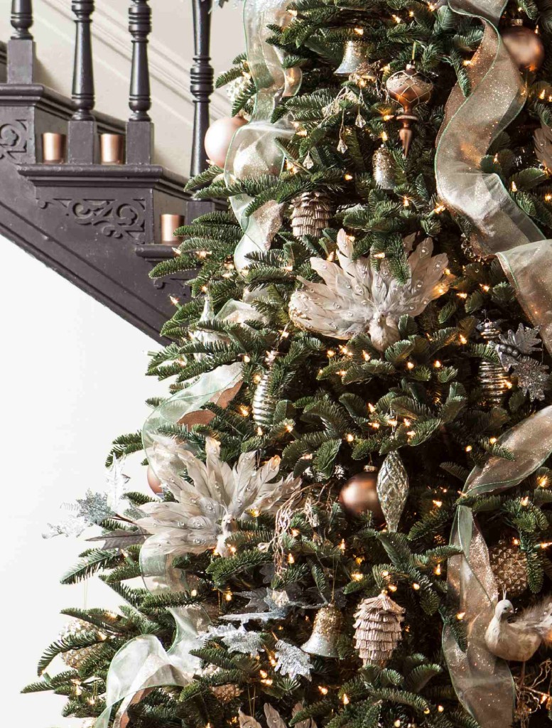 BH Noble Fir with Winter Frost Ornaments | Balsam Hill