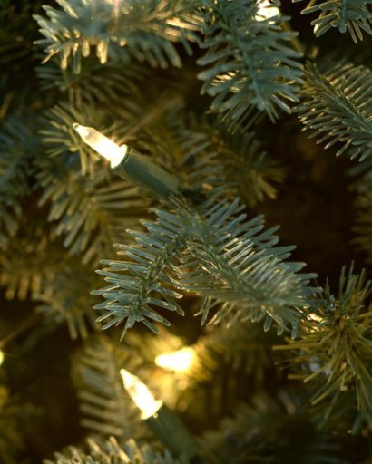 A close-up shot of Balsam Hill Balsam Fir Christmas Tree